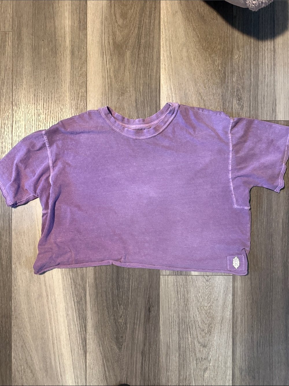 FP Movement by Free People Washed Lavender Cropped Tee